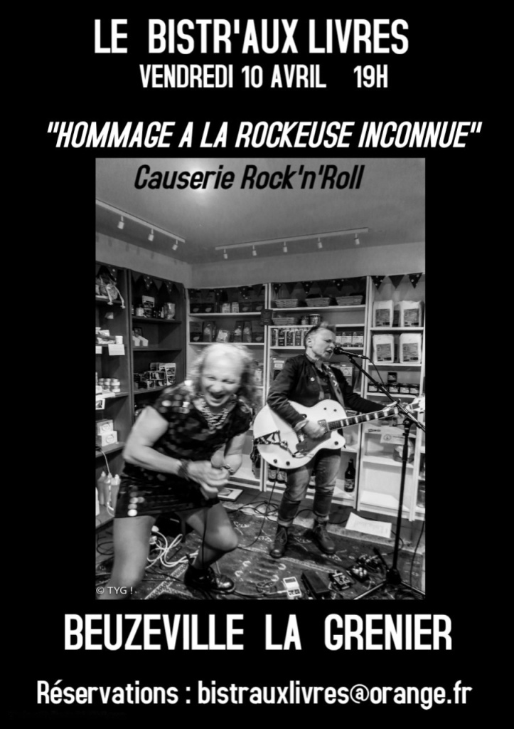 CAUSERIE ROCK'N'ROLL AU BISTR'AUX LIVRES