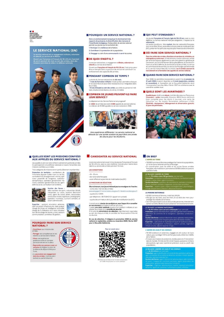 LE SERVICE NATIONAL